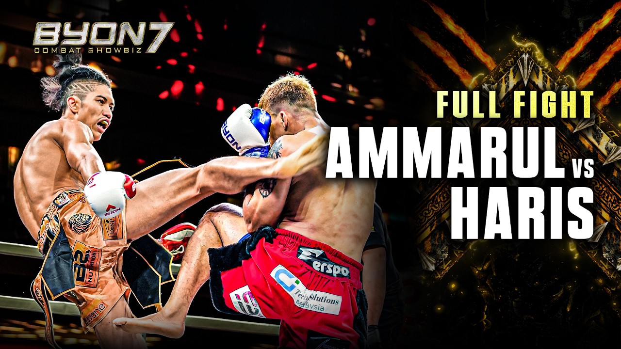AMMARUL SHAFIQ VS HARIS 'THE KING' SOFYAN (BYON COMBAT SHOWBIZ VOL.7) FREE FIGHT background