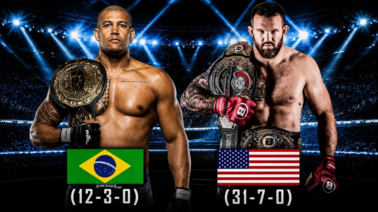 Renan Ferreira vs Ryan Bader Ended QUICKLY & BRUTALLY đł background