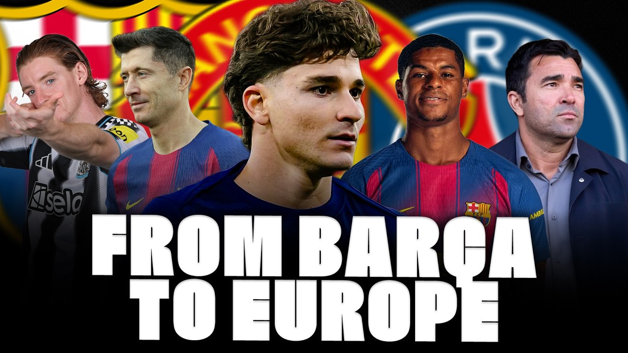 🚨 JULIÁN ATTACK! JOÃO PEDRO, RASHFORD, LEWA TO GO, GORDON, LEFT BACK: BARÇA PLANS AND MORE background
