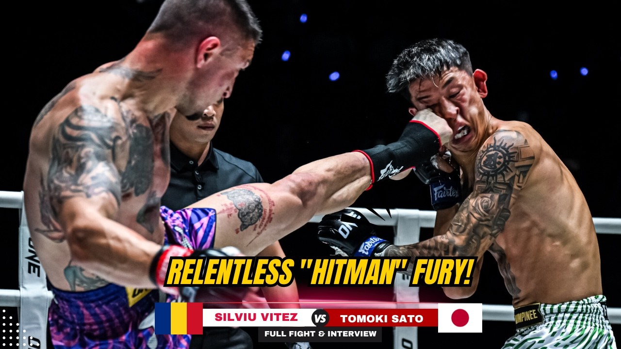 CRUSHING KNEE & LETHAL ELBOW! Silviu Vitez Smashes Tomoki Sato For Doctor Stoppage! background