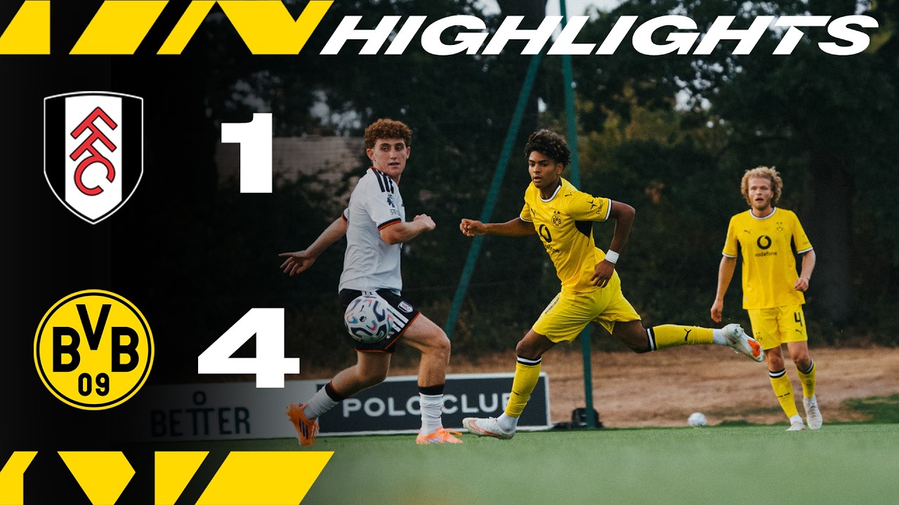 Albert’s stunner & Lerma’s solo run 🤩 | Premier League International Cup | Fulham FC v BVB 1–4 background