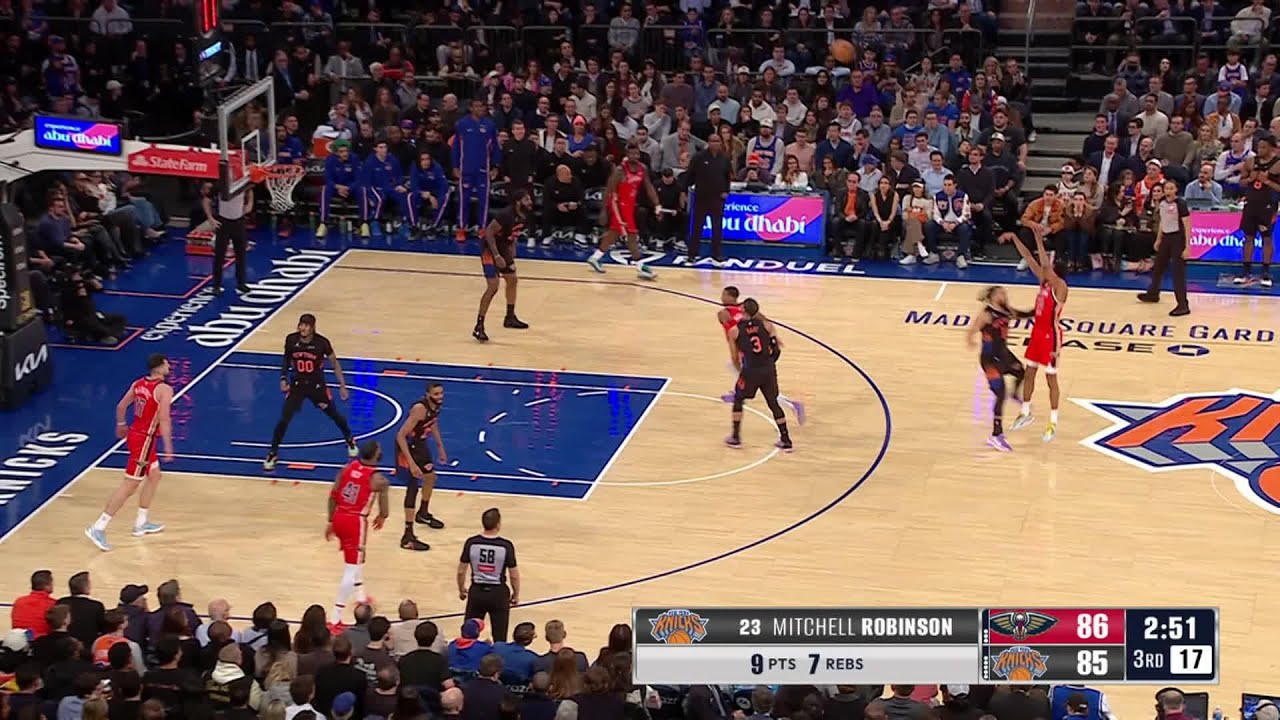 Trey Murphy III Highlights vs. New York Knicks 3/24/26 background