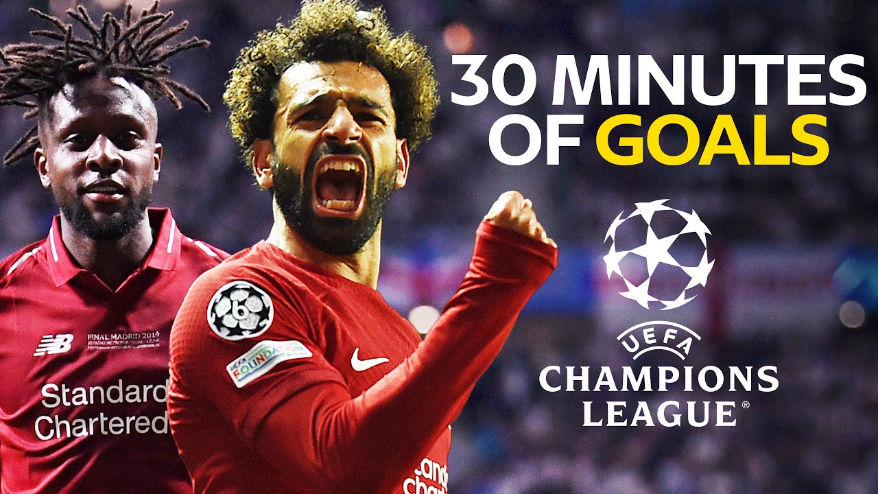 Liverpool's BEST Champions League Goals! Salah, Gerrard, Thiago and more! background