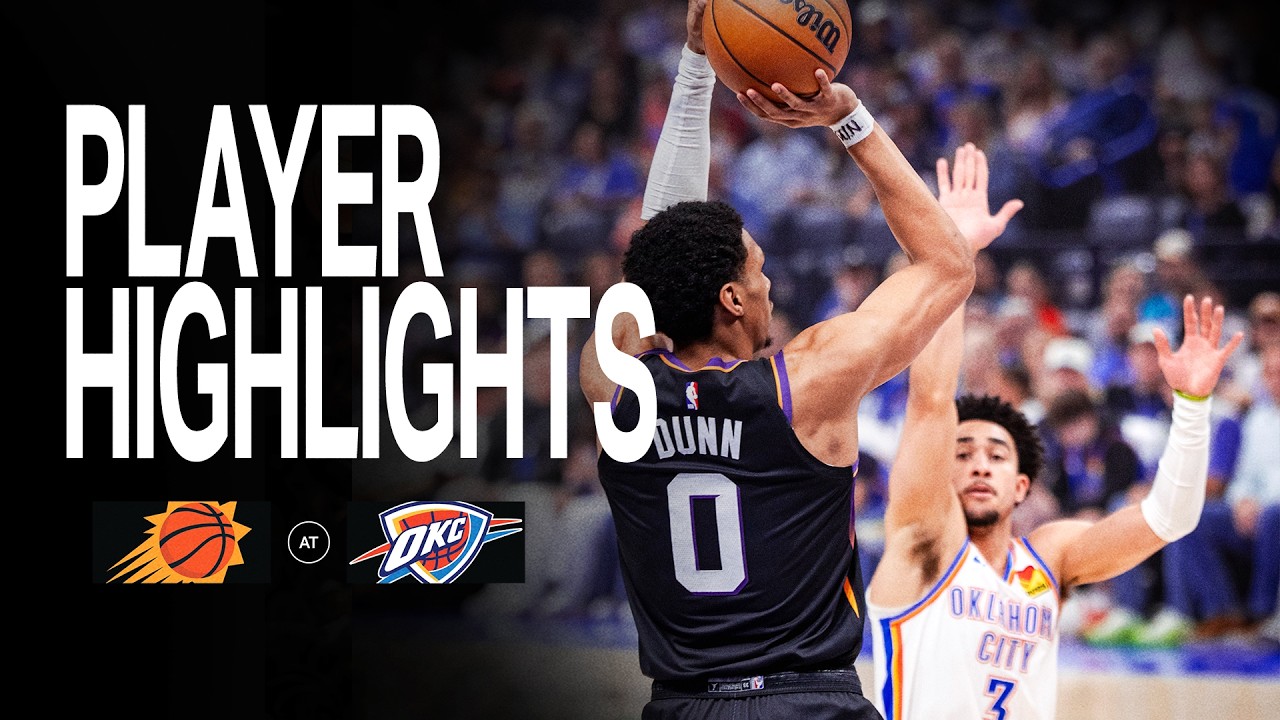 Ryan Dunn season-high 20 PTS against Oklahoma City Thunder | Phoenix Suns Player Highlights background
