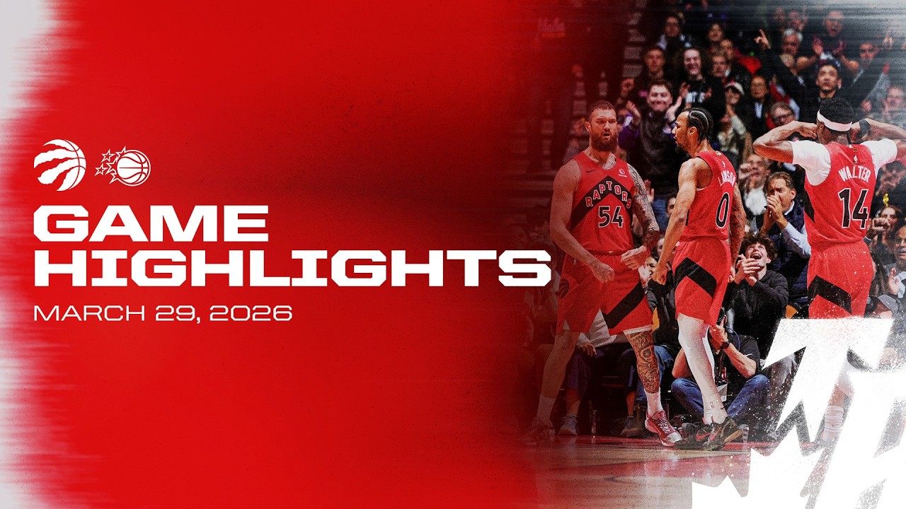 Raptors vs Magic Game Highlights | March 29, 2026 background
