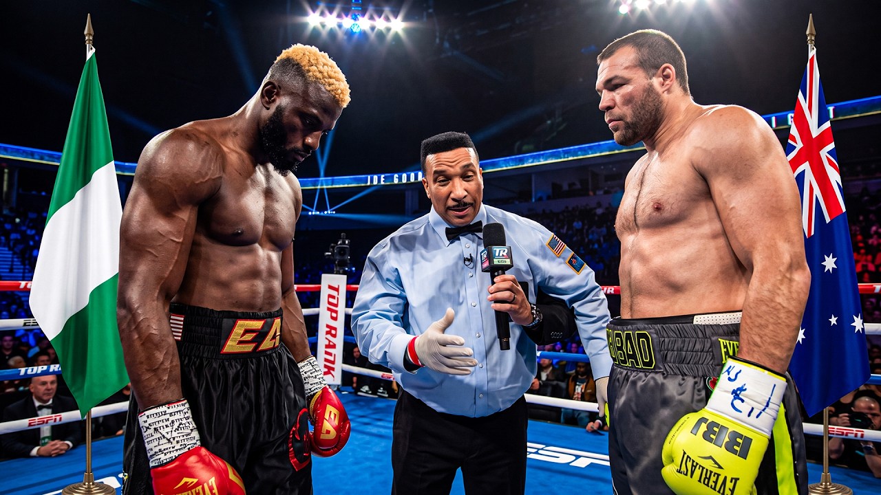Total Destruction! Efe Ajagba (NGA) vs Joseph Goodall (AUS) | Boxing Fight Highlights | KO background
