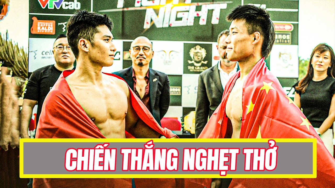 Mùi Trọng Vinh có CHIẾN THẮNG NGHẸT THỞ trước võ sĩ Trung Quốc. Trận chiến siêu hấp dẫn background