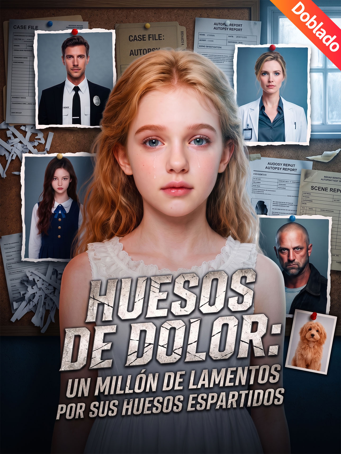 [Doblado]Huesos de dolor: Un millón de lamentos por sus huesos esparcidos poster