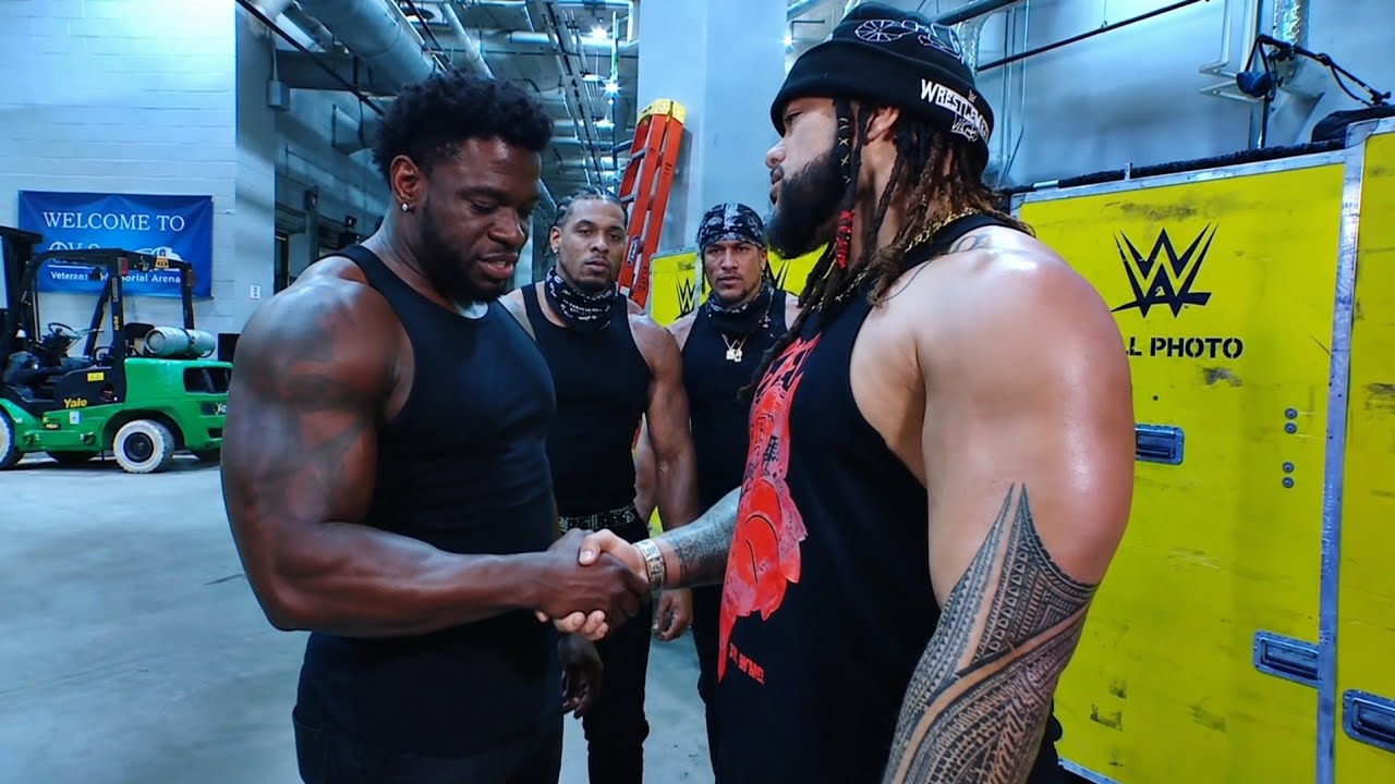Jacob Fatu Cheat Roman Reigns & Joins Royce Keys Team OTM WWE Raw 2026 Highlights background