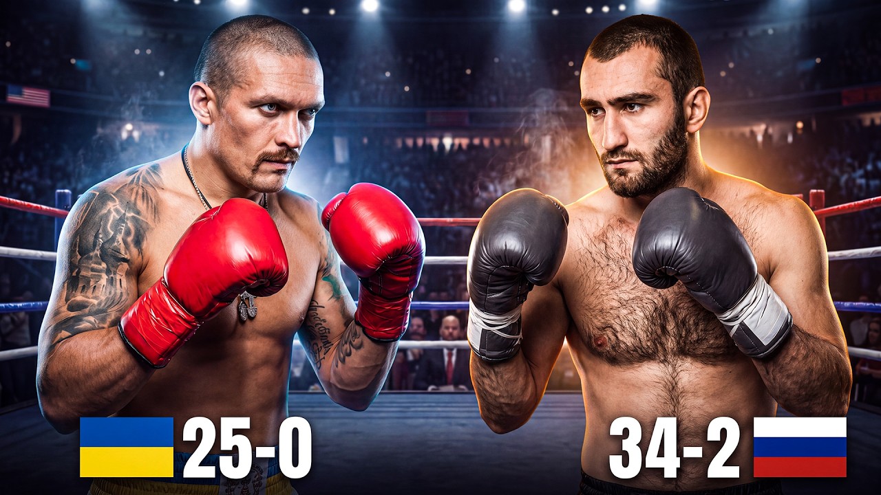 Epic Showdown! Oleksandr Usyk (UKR) vs Murat Gassiev (RUS) | Boxing Fight Highlights background