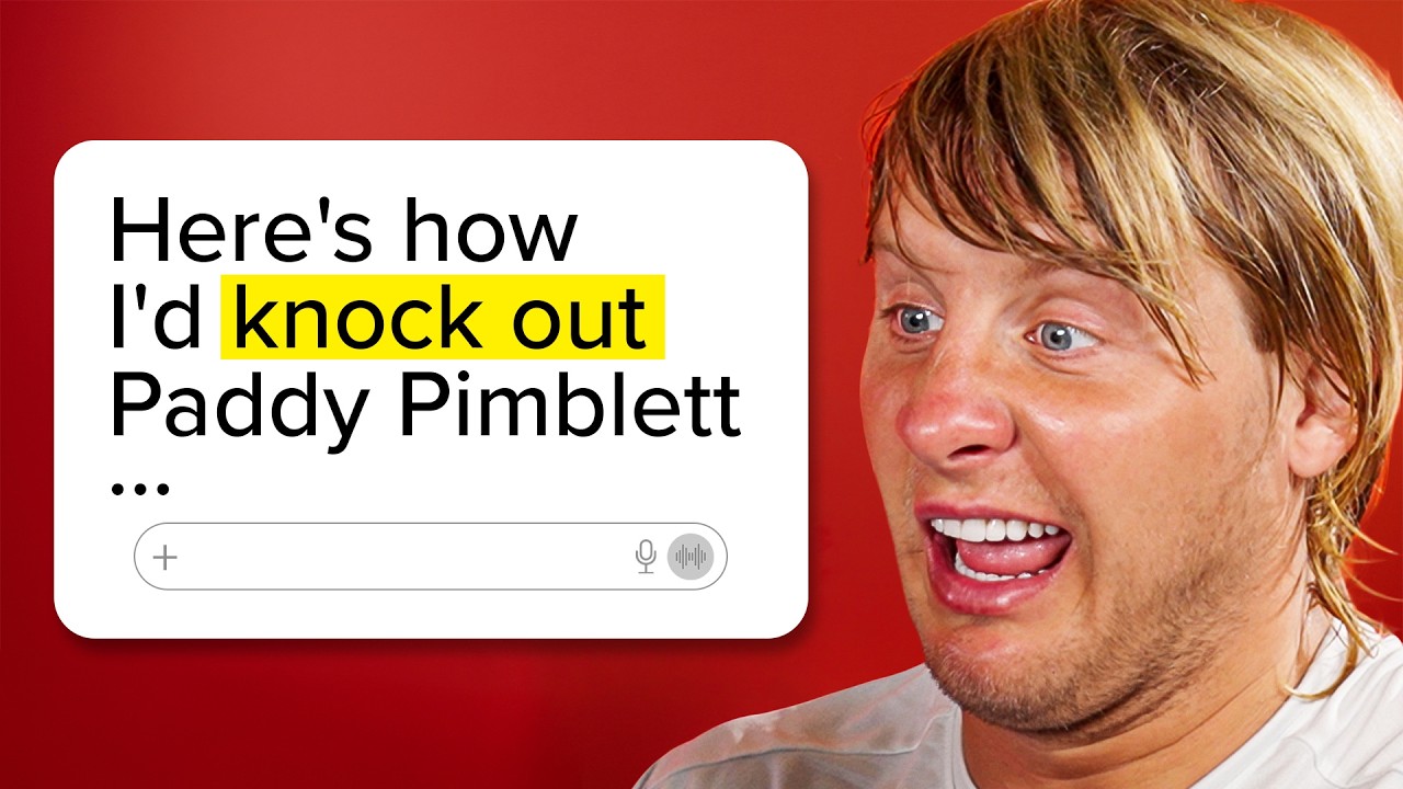 Paddy Pimblett RIPS AI Scouting Report on Him background