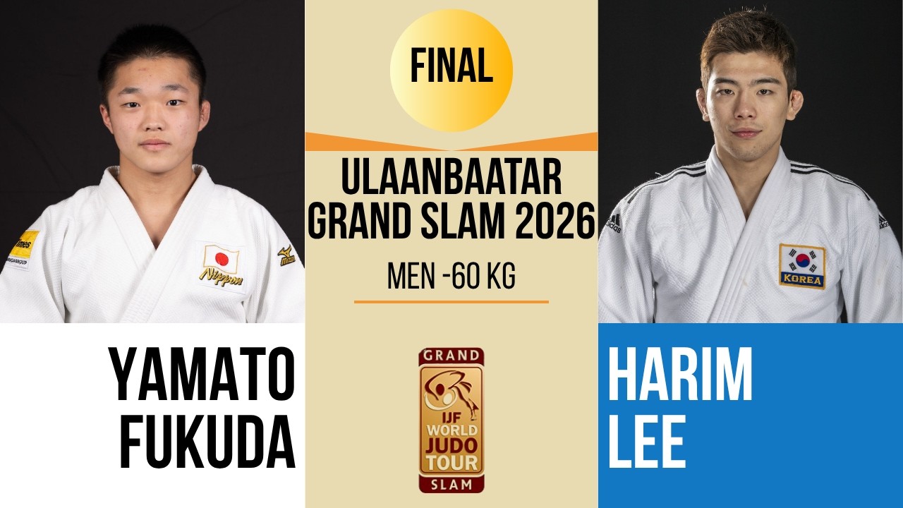 Yamato FUKUDA VS Harim LEE | Lausanne Grand Slam 2026 | GOLD -60 kg background