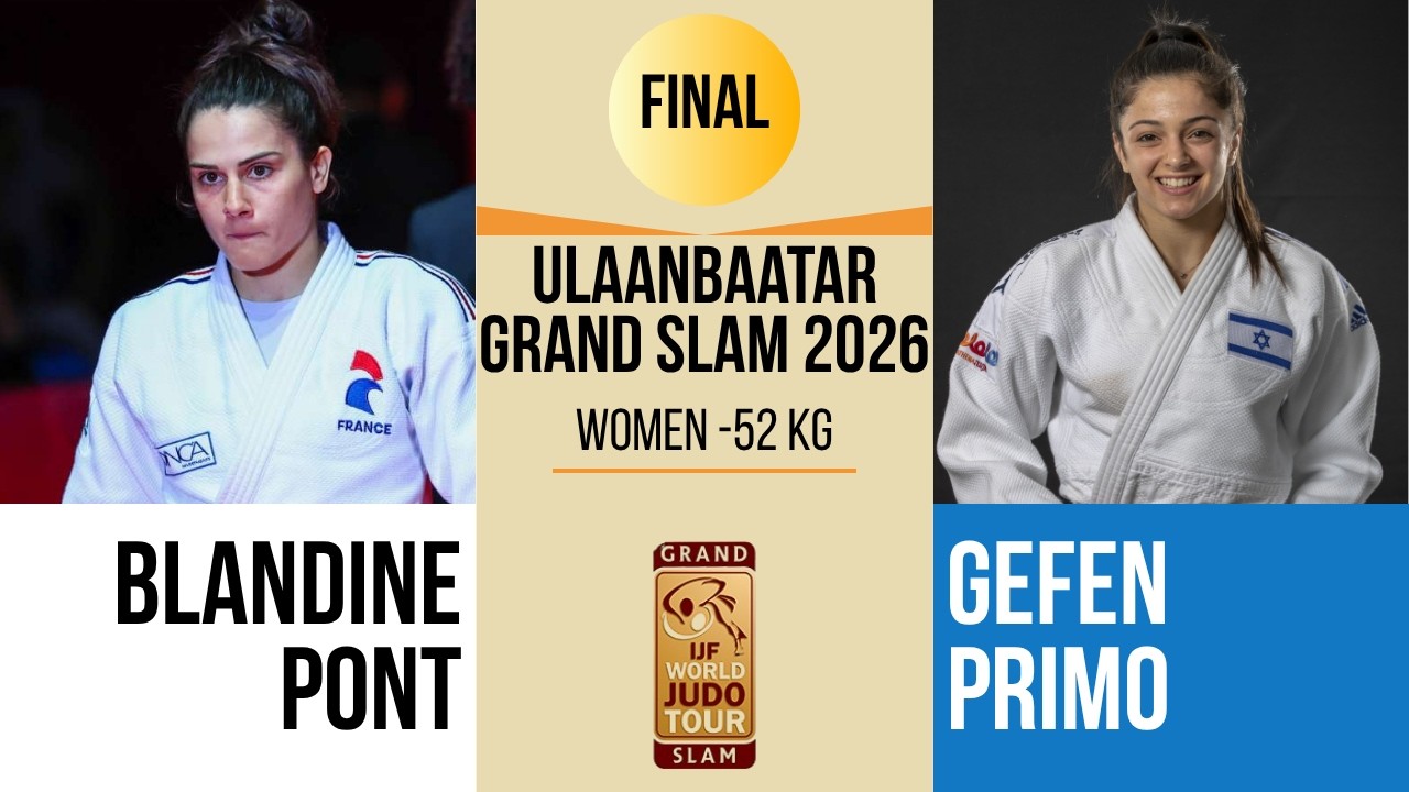 Blandine PONT VS Gefen PRIMO | Lausanne Grand Slam 2026 | GOLD -52 kg background