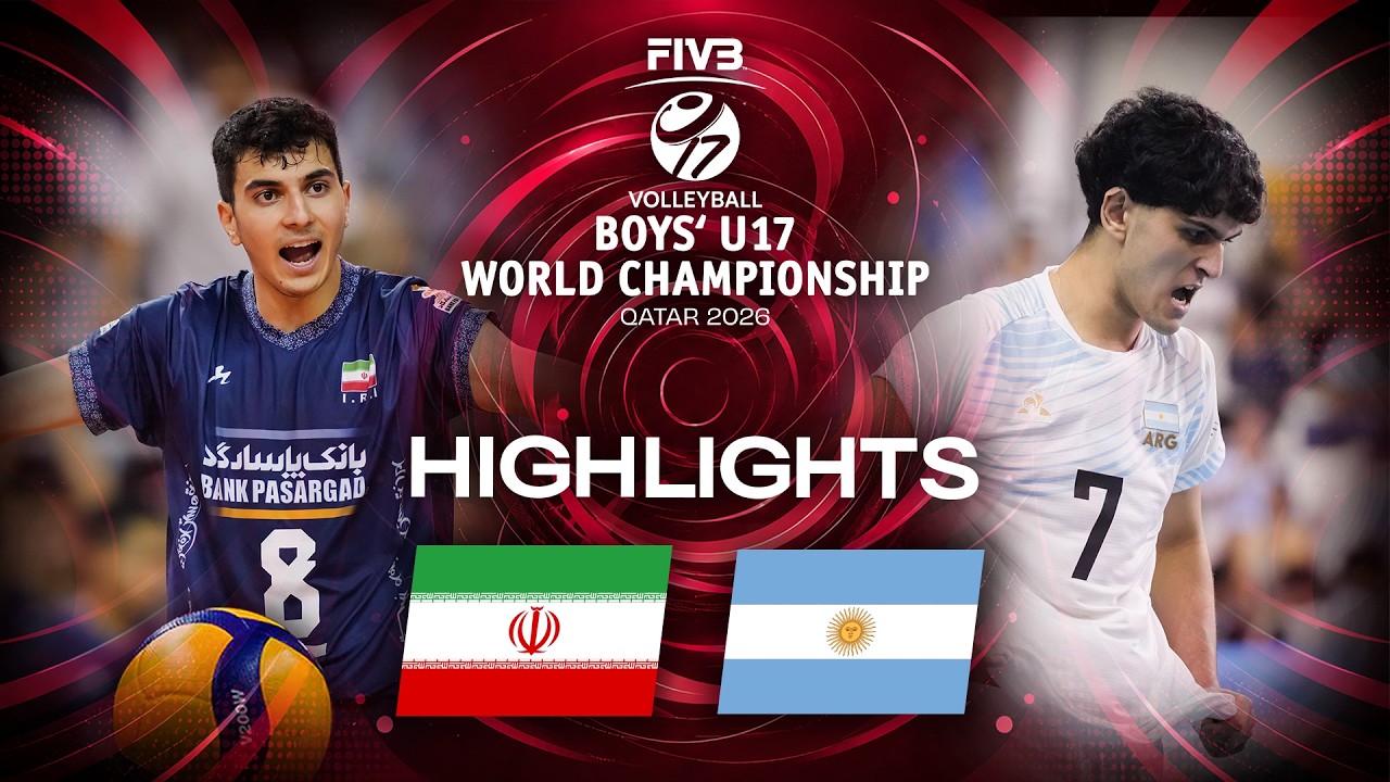 Iran🇮🇷 vs. Argentina🇦🇷 - Highlights | VBW - Men's U17 World Championship background