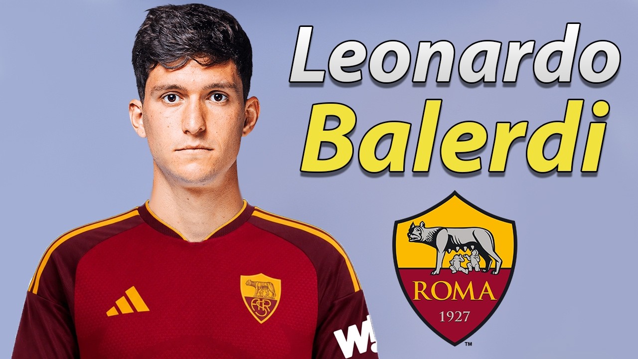 Leonardo Balerdi β Welcome to AS Roma 2026 π‘π΄π¦π· Best Defensive Skills & Passes background
