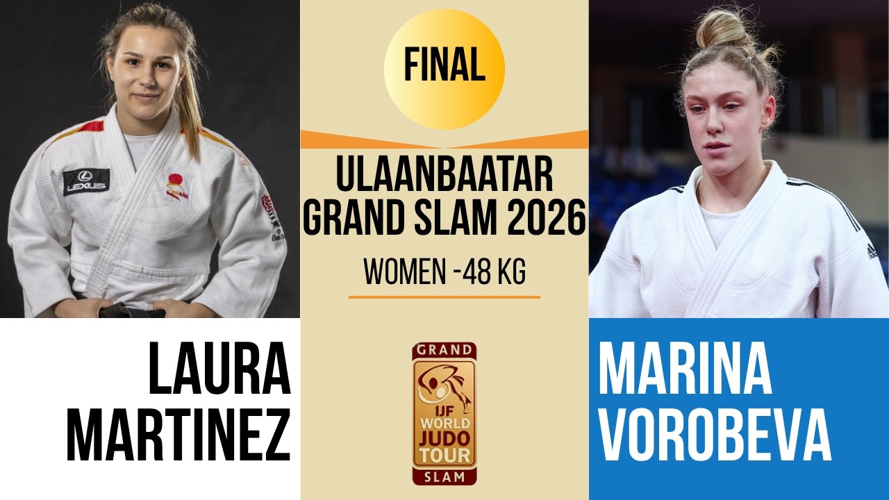 Laura MARTINEZ ABELENDA VS Marina VOROBEVA | Lausanne Grand Slam 2026 | GOLD -48 kg background