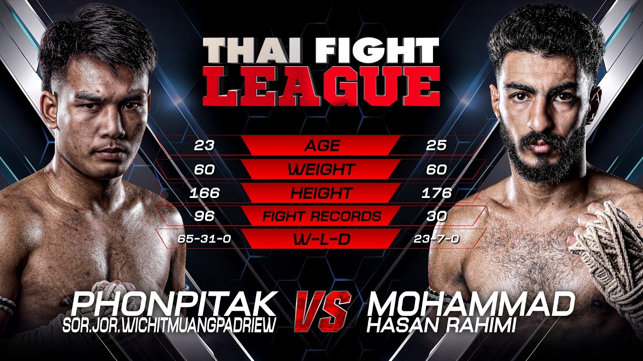 Phonpitak vs. Mohammad Hasan Rahimi | THAI FIGHT LEAGUE 110 | 16 August 2026 background