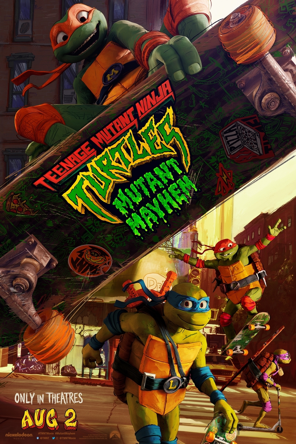 Teenage Mutant Ninja Turtles: Mutant Mayhem background