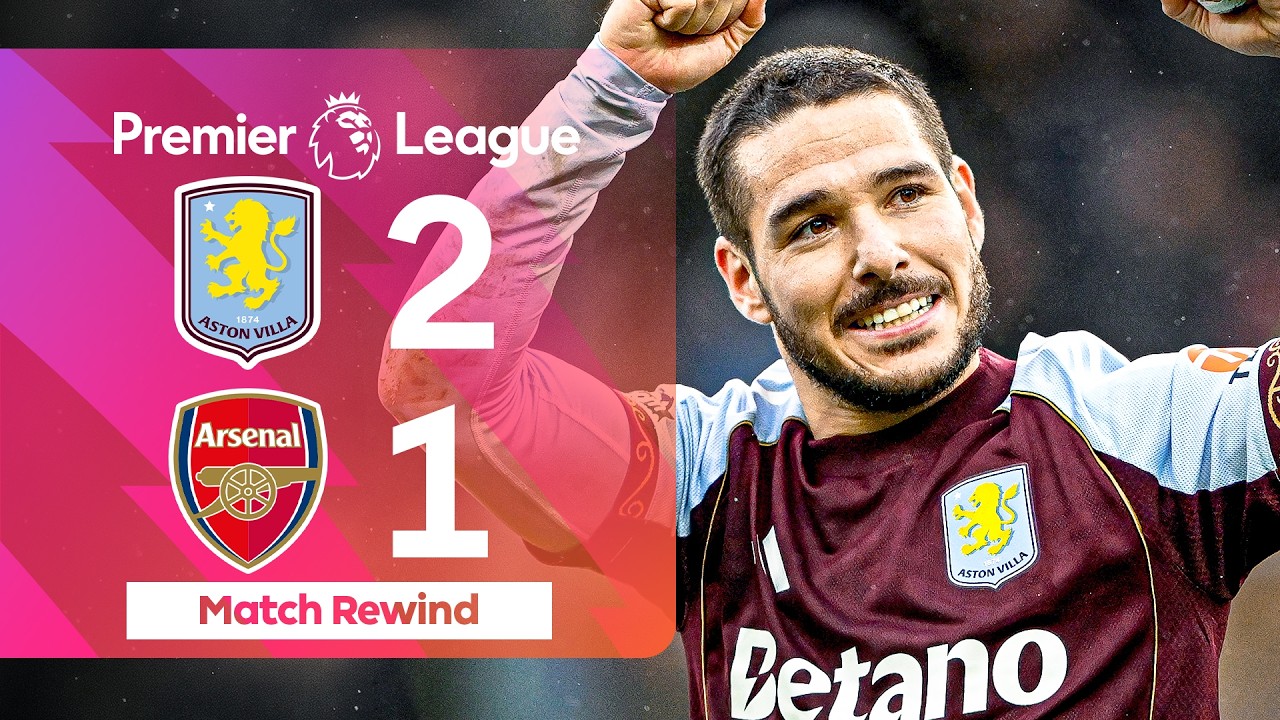 Incredible Final Moments! | Aston Villa v Arsenal 25/26 background