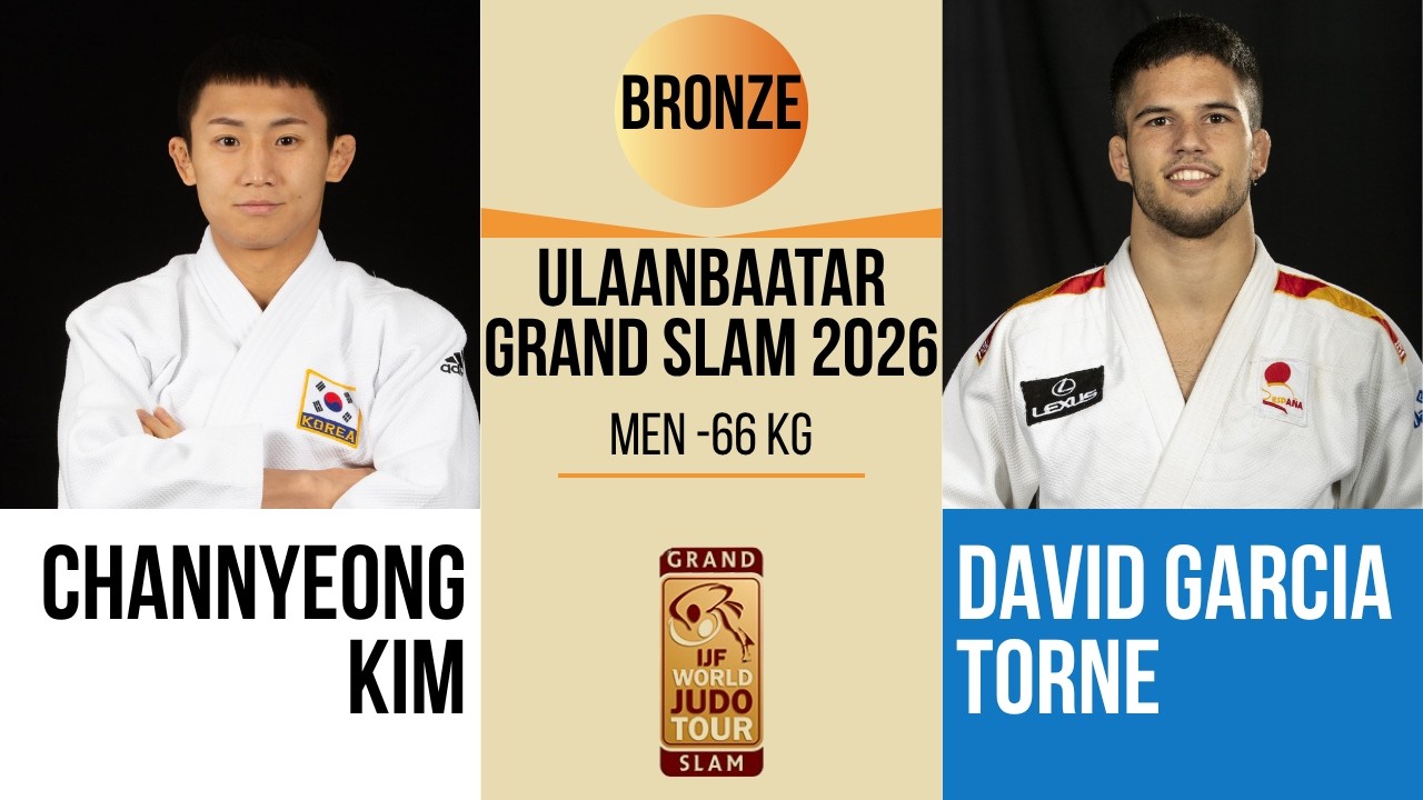 Channyeong KIM VS David GARCIA TORNE | Lausanne Grand Slam 2026 | BRONZE -66 kg background