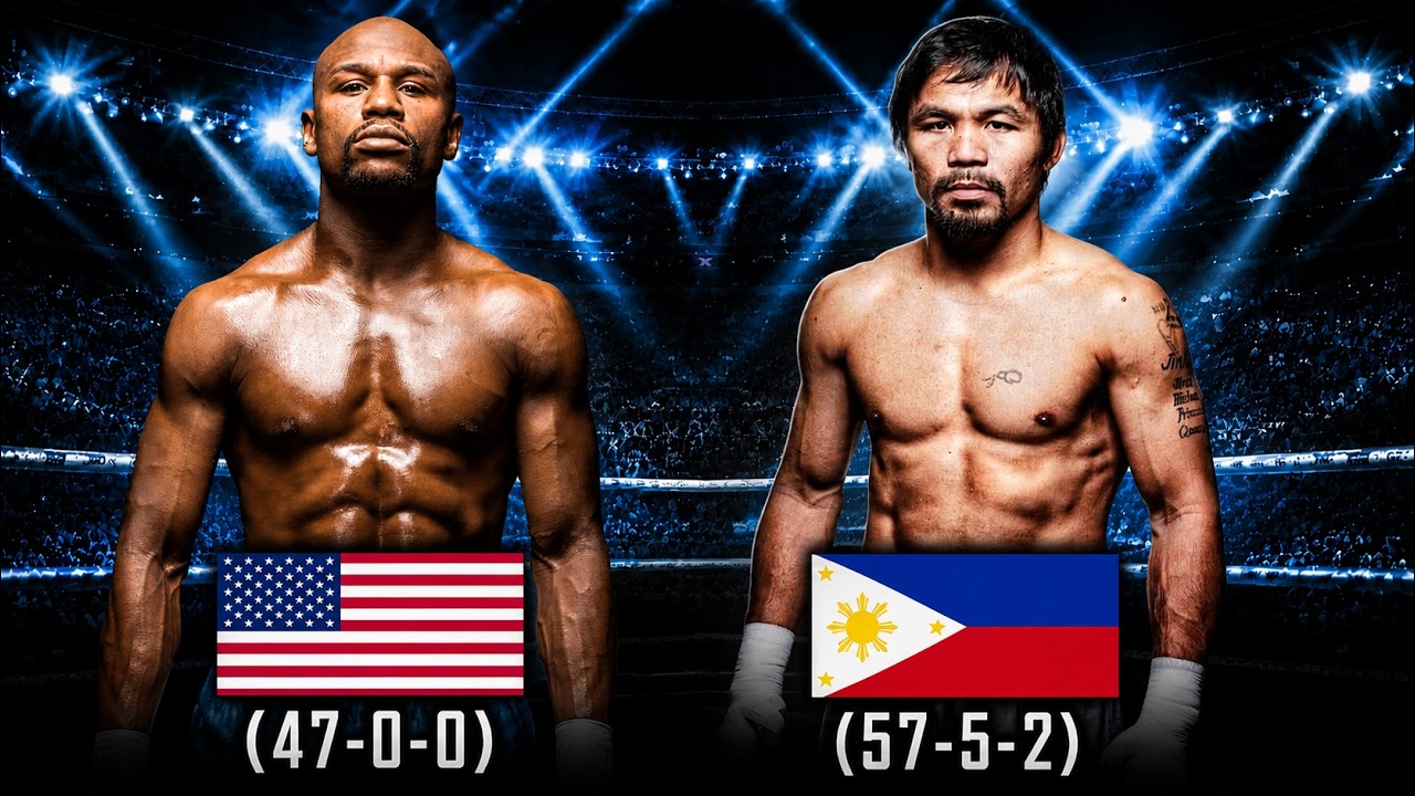Floyd Mayweather vs Manny Pacquiao (BOXING FULL FIGHT) background