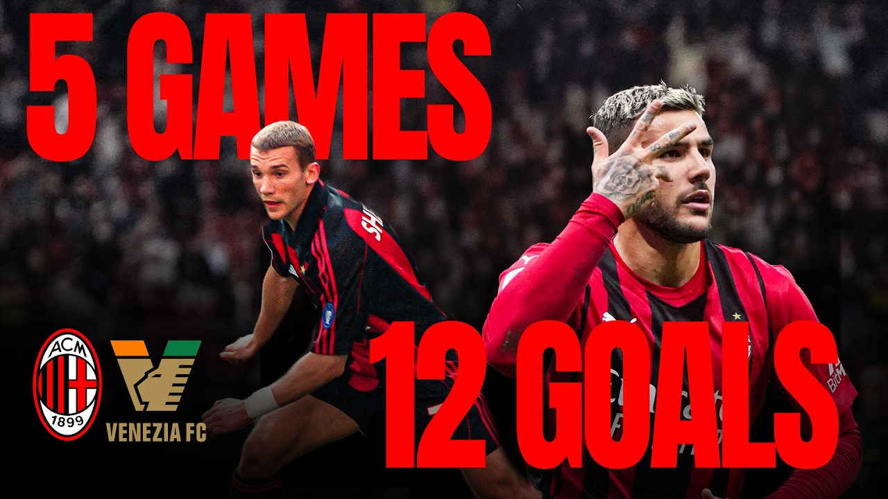 5 PARTITE 12 GOL | #MilanVenezia | Prima della prossima sfida background