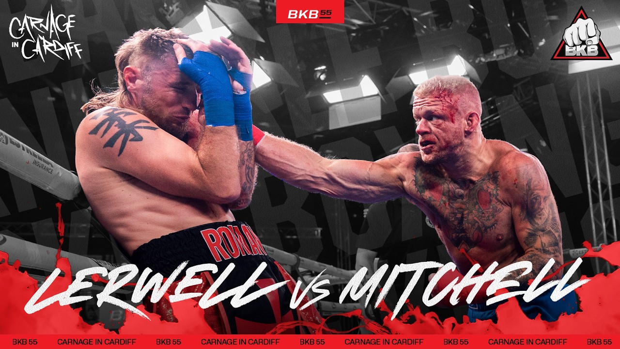 Dan Lerwell vs. Danny Mitchell | BKB 55: Carnage in Cardiff background