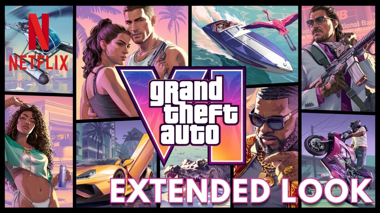 GTA 6 IS FINALLY HERE? NETFLIX Extended Look Reaction! 4K background