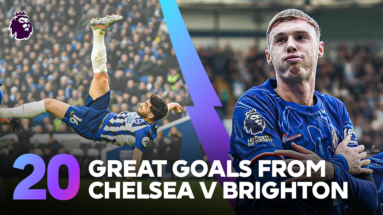 20 Incredible Goals From Chelsea v Brighton background