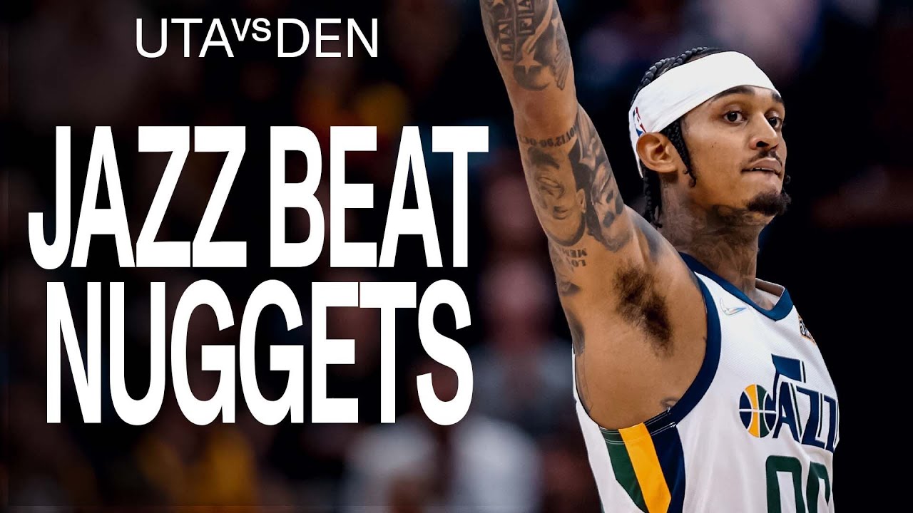 Jazz beat the Nuggets on a RECORD BREAKING night 🥳 | UTAH JAZZ background
