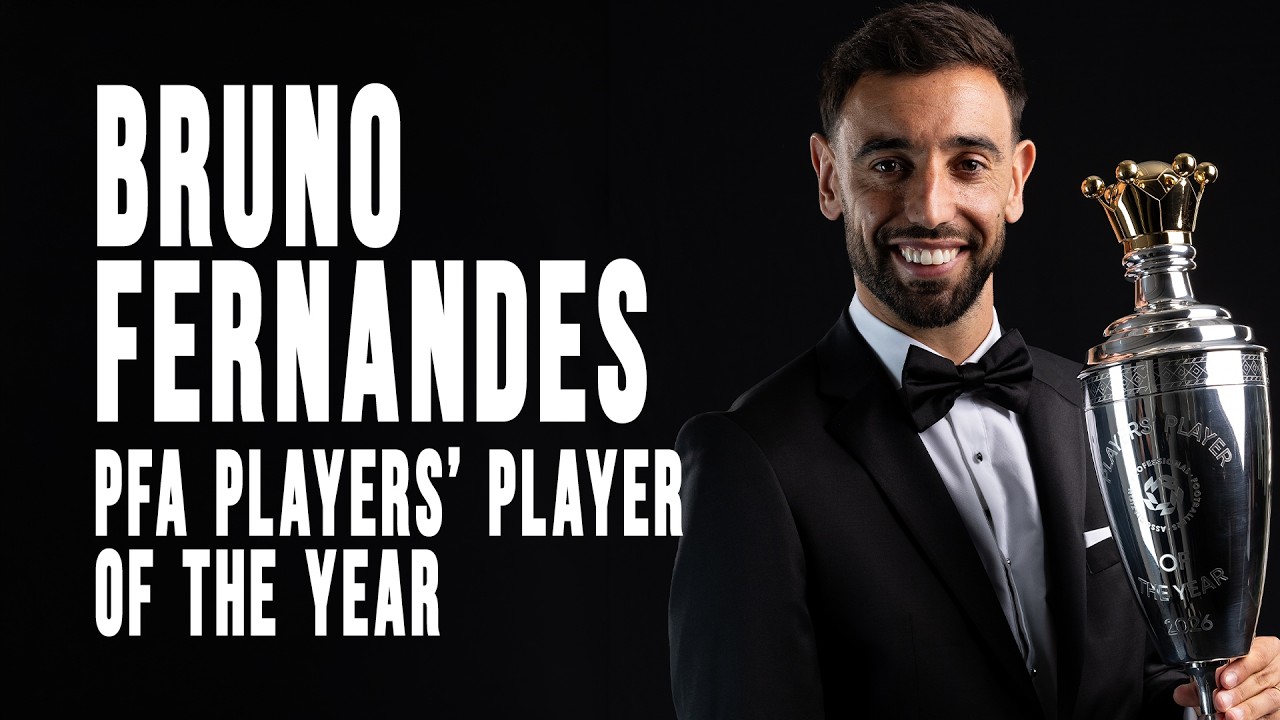 Bruno Fernandes PFA Players' Player Of The Year background