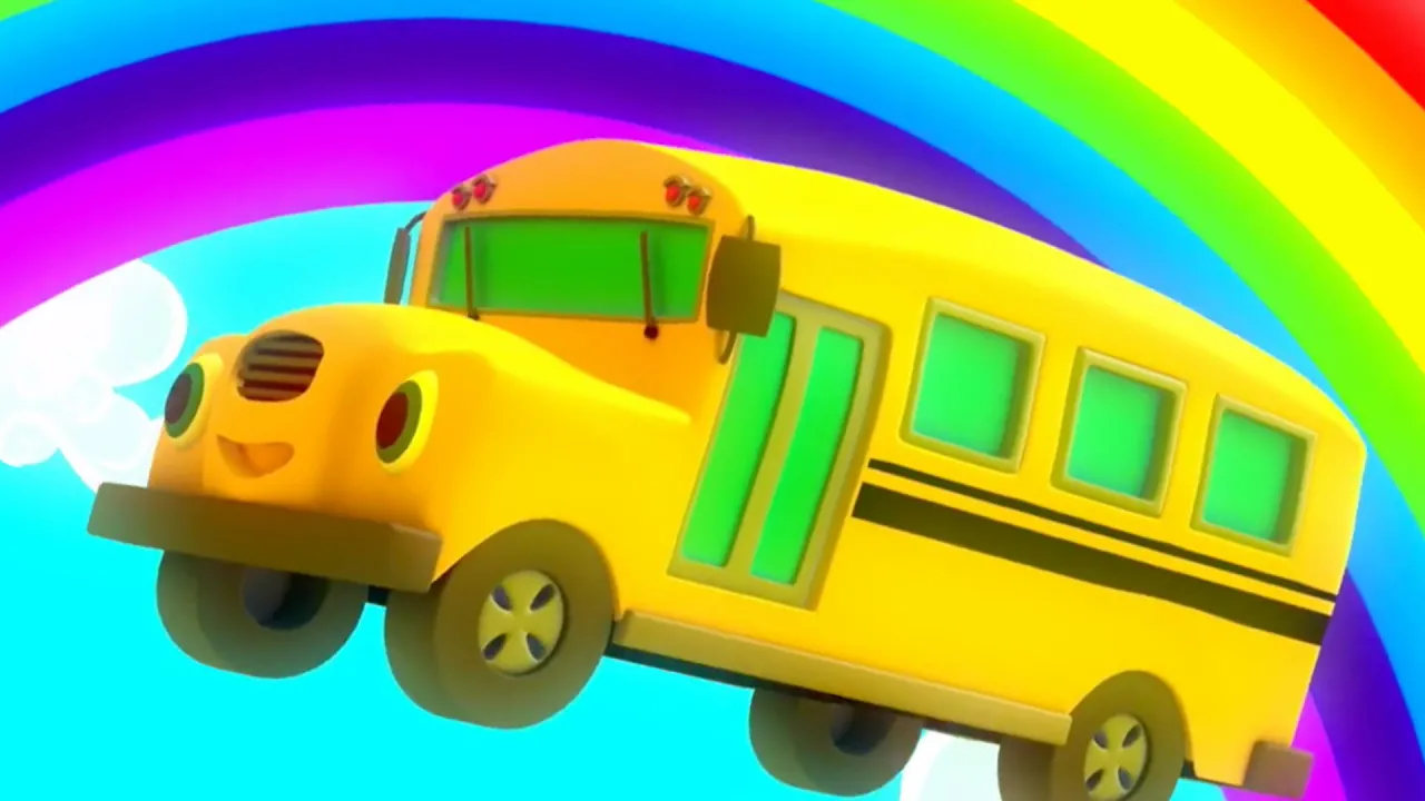 Colour Song | Learning Videos For Toddlers | Baby Rhymes | Kindergarten Popular Videos | Wheels On The Bus | 3D Songs | Usp Cartoon For Kids background