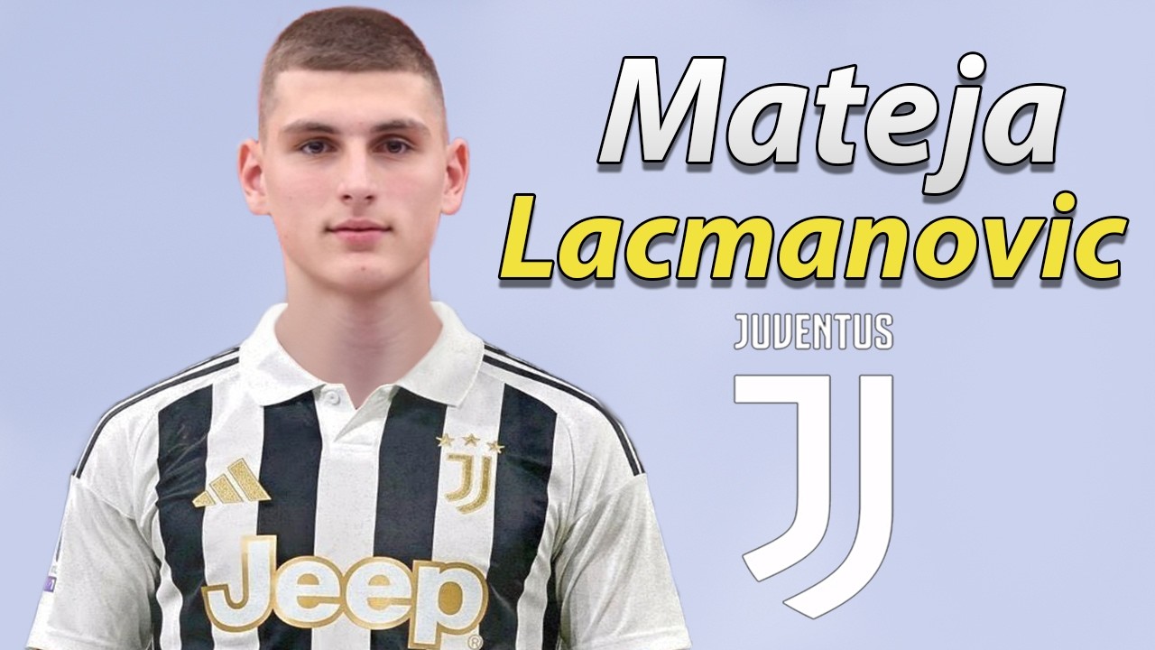 Mateja Lacmanovic ● Welcome to Juventus 2026 ⚪️⚫️🇷🇸 Best Defensive Skills & Passes background