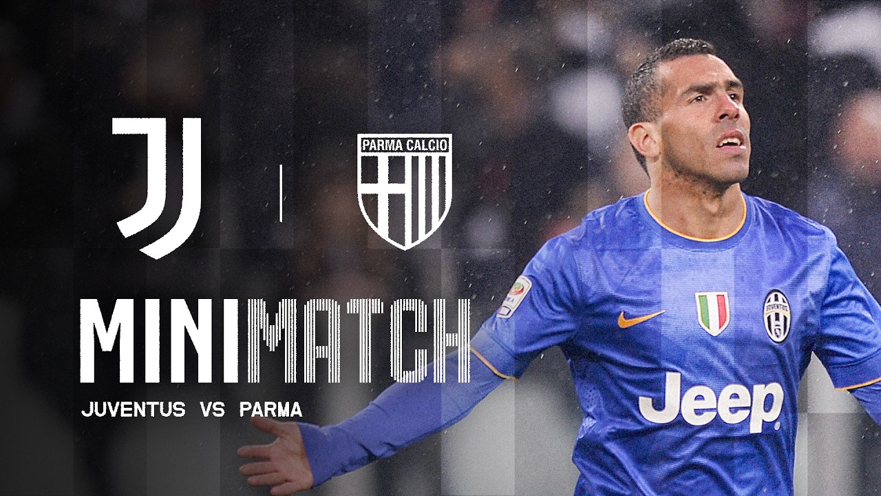 TEVEZ FROM HIS OWN HALF TO GOAL! | Juventus-Parma 7-0 in 2014 background