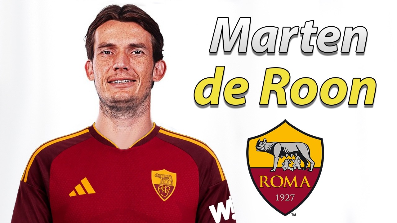Marten de Roon ● Welcome to AS Roma 2026 🟡🔴🇳🇱 Best Tackles, Passes & Goals background