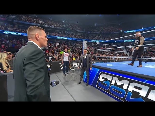 Kevin Owens confronts CM Punk, Gunther &Finn Balor _WWE Smackdown 28 August 2026 background