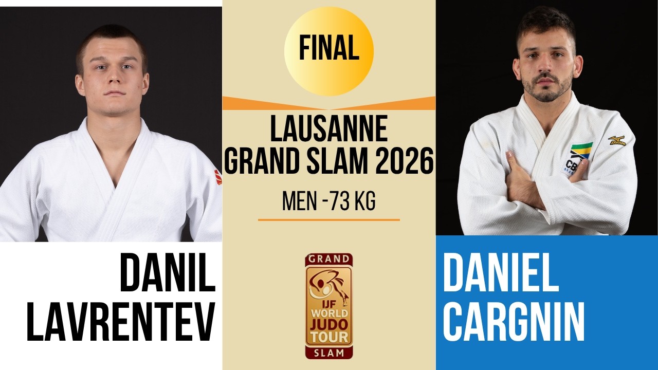 Danil LAVRENTEV VS Daniel CARGNIN | Lausanne Grand Slam 2026 | GOLD -73 kg background