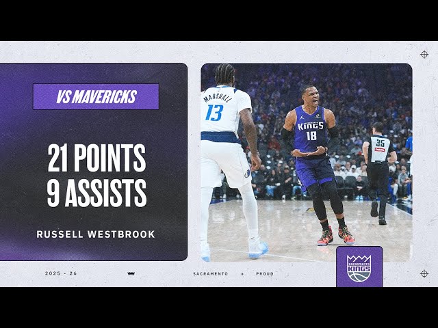 Westbrook Breaks TWO All-Time Lists in One Game! | Highlights vs. Mavericks 12.27.25 background