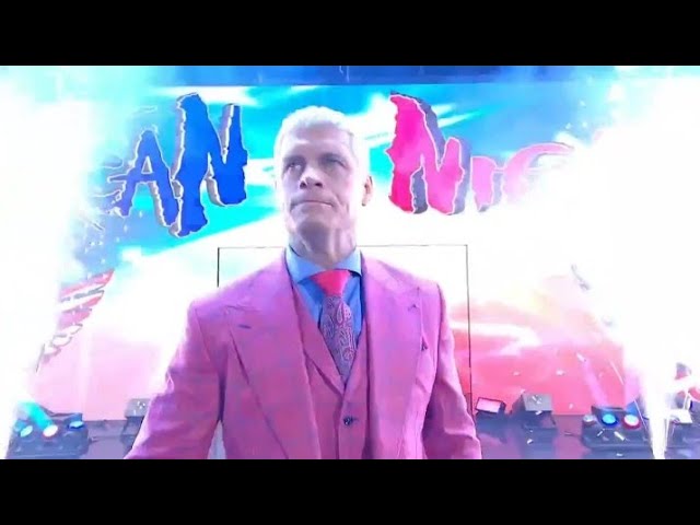 Cody Rhodes Entrance _WWE Smackdown 28 August 2026 background