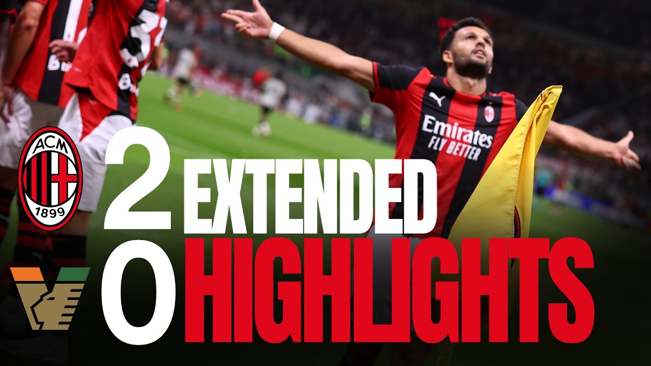 Extended Highlights 2026/27 | Milan-Venezia 2-0 | Ramos firma il suo primo gol in Serie A background