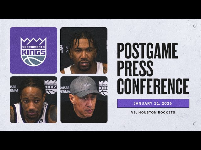 Malik Monk, DeMar DeRozan & Coach Christie | Postgame Interviews 1.11.26 background