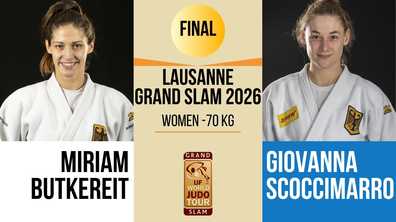 Miriam BUTKEREIT VS Giovanna SCOCCIMARRO | Lausanne Grand Slam 2026 | GOLD -70 kg background