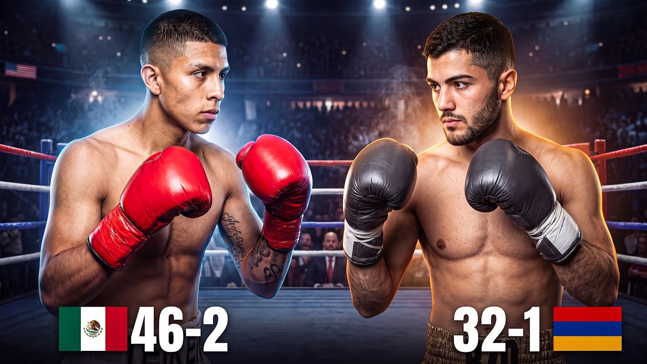 Brutal Beatdown! Jaime Munguia (MEX) vs Erik Bazinyan (CAN) | Boxing Fight Highlights | KO background