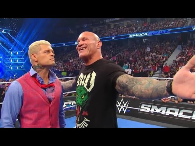 Randy Orton confronts Cody Rhodes _ WWE Smackdown 28 August 2026 background