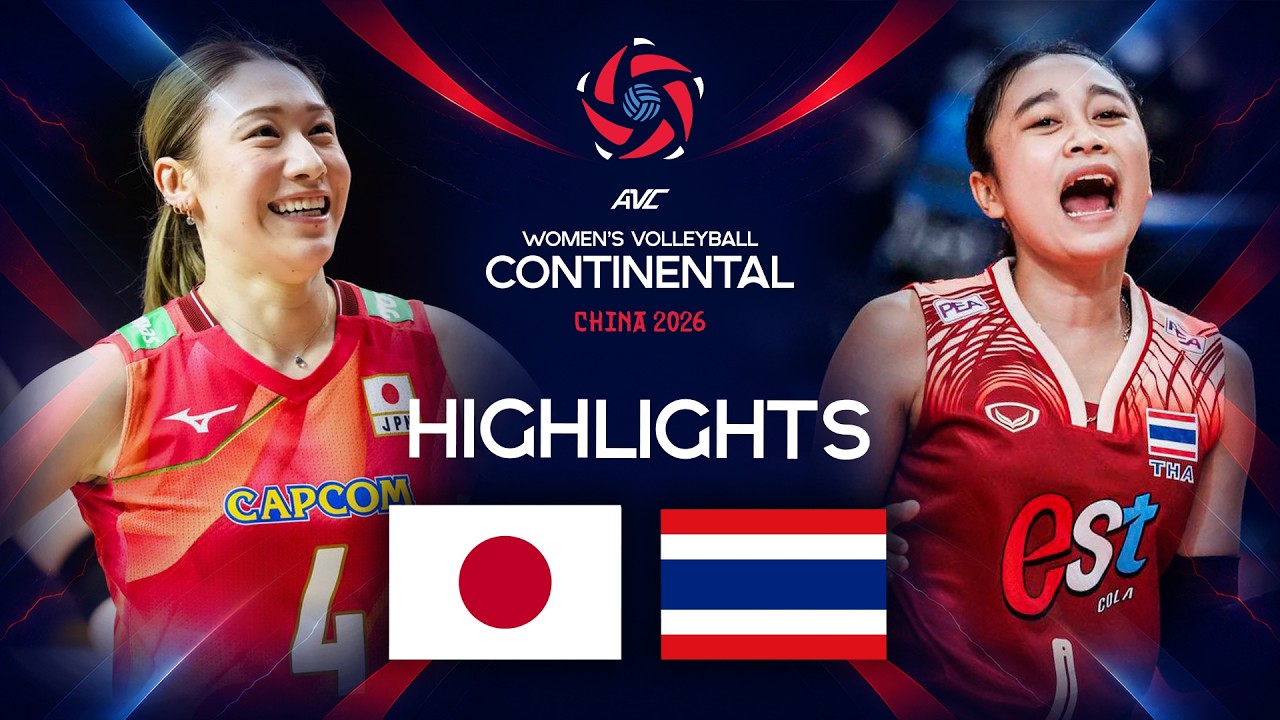 Japan 🇯🇵 vs. Thailand 🇹🇭 - Final Round | AVC Women's Continental Championship 2026 | Highlights background