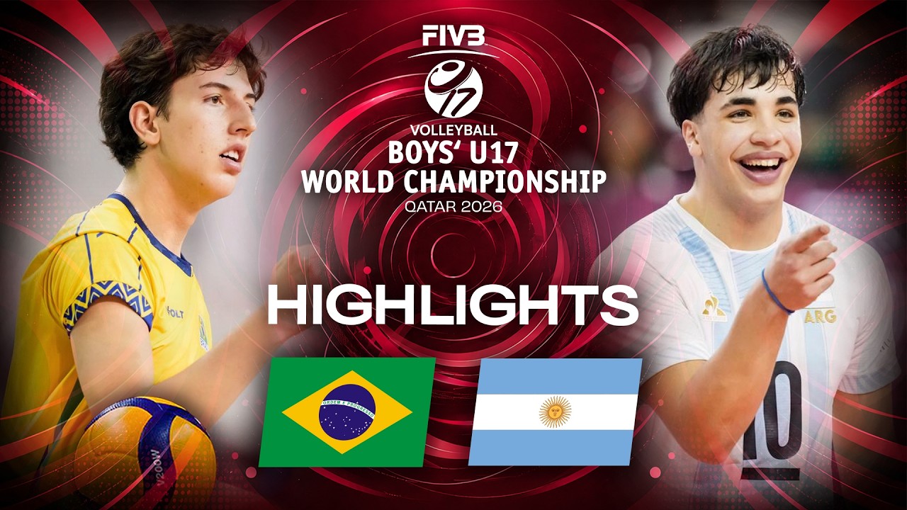 Brazil ๐ง๐ท vs. Argentina ๐ฆ๐ท - Highlights | Bronze Match | VBW - Men's U17 World Championship background