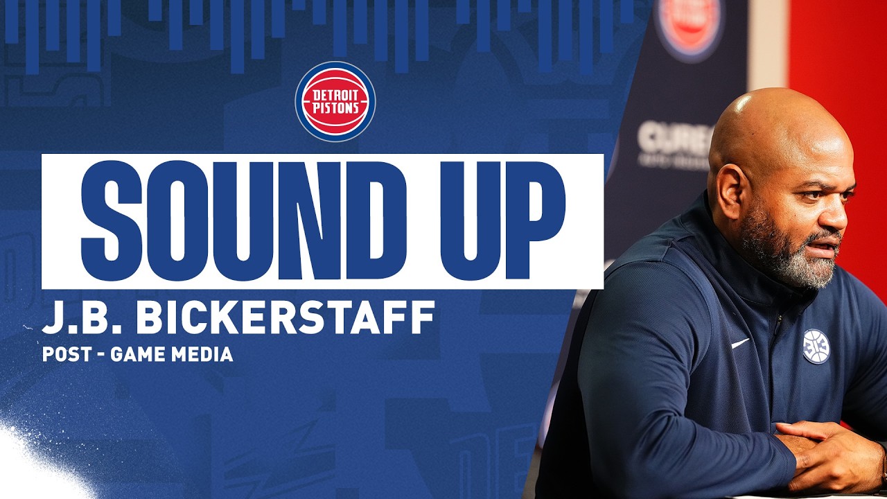 Post-Game Press Conference: J.B. Bickerstaff | Pistons vs. Bucks | 04.08.26