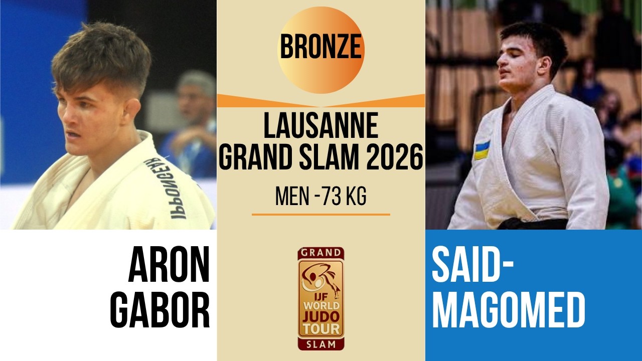 Aron GABOR VS Said-Magomed KHALIDOV | Lausanne Grand Slam 2026 | BRONZE -73 kg background