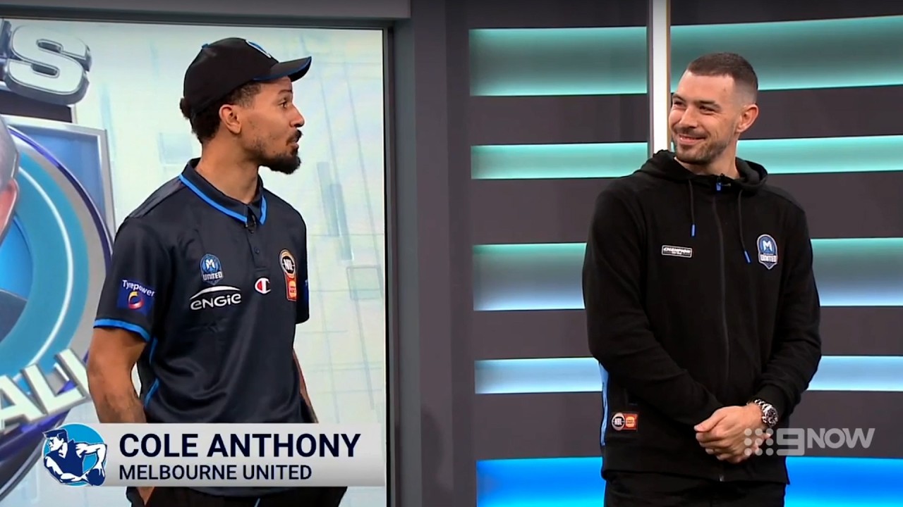 Melbourne United stars Chris Goulding and Cole Anthony on The Sunday Footy Show