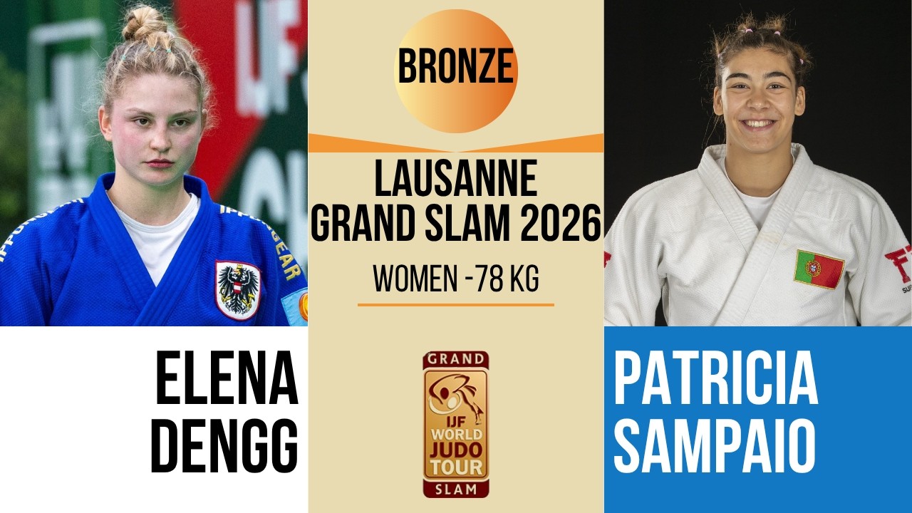 Elena DENGG VS Patricia SAMPAIO | Lausanne Grand Slam 2026 | BRONZE -78 kg background